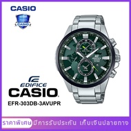 CASIO | EDIFICE | EFR-303DB-3AVUPR | สายสแตนเลส | นาฬิกาข้อมือผู้ชาย | รับประกัน 1 ป