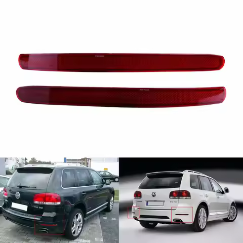 For VW Touareg 7LA 7L6 7L7 SUV 02-10 Rear Bumper Reflector Left & Right No Light