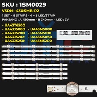 Samsung 43 Inch TV Backlight UA43J5000 UA43T6500 UA43J5200 UA43J5202 UA43J5250 UA43M5000 UA43M5100 U