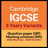 3 YEARS IGCSE Past Exam Papers 📝📝(2025, 2024, 2023, 2022) May/June & Oct/Nov | Question Paper + Mark