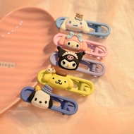 1 PC Sanrio Hello Kitty Kawaii Anime Kuromi My Melody Bb Clip Cute Gilr Hairpin Fashion Hair Accesso