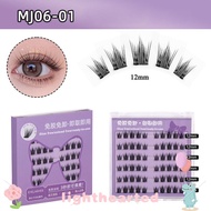 LIGHTHEARTED Self Adhesive Eyelashes, Press-on Self Adhesive Individual Clusters Glue-free Lashes, H