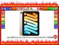 【GT電通】Apple 蘋果 iPad mini 6 MK7P3TA/A (WiFi/64G/星光色)平板~先問門市庫存