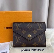 LV victorine銀包 三折短銀包 LV散子包 LV card holder coins bag LV wallet