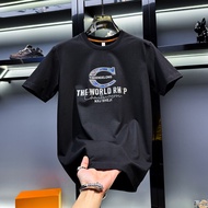 FGD | เสื้อยืดคอลมแขนสั้นเนื้อผ้าไหมฝ้ายหรูหรา