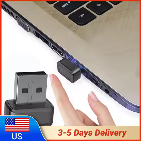 USB Fingerprint Key Reader FIDO U2F Portable Security Key Windows Hello Anti-Spoofing Speedy Matchin