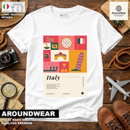 ITALY SOUVENIR T-SHIRT 39 WEAR ITALY COUNTRYTAG PREMIUM SOUVENIR MATERIAL GIFT