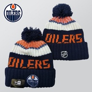 Edmonton Oilers Beanies Knitted Cap Embroidery Wool Cap Winter Gorro