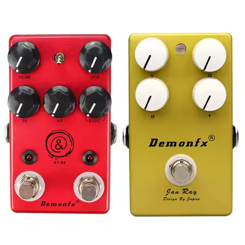 Demonfx AT-DS Guitar Effect Pedal Overdrive With True Bypass，Jan Ray Overdrive Pedal Guitar Effect P