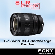Sony FE 16-25mm F2.8 G lens For Sony A6700 ZV-E1 A7m4 A7Sm3 A7RM5 A7c II | Sony Singapore Warranty