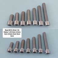 Bolt L 14 (M14) Stainless Steel Fine Thread 1.25 Line and Coak Model Length 2.5cm 3cm 3.5cm 4cm 5cm 