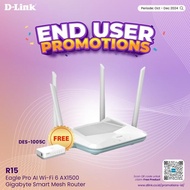 NEW DLINK R15 AX1500 EAGLE PRO AI Smart Router Dual Band