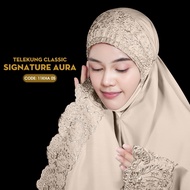 Telekung Sulam Klasik Signature Aura