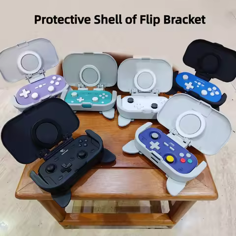 Clamshell Retro Handle Protective Case with Magnetic Bracket 3D Printing Is Suitable for IINE AceGam
