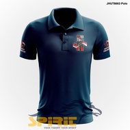 Yuji01 Baju Kerah  Indonesia Hut ke 80 Kaos Polo Dirgahayu Republik Indonesia Lengan Pendek