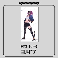 LOL Cyberpunk 2077 Joint Long Scratch Car Sticker Long Strip KDA Female Group Aka Likasa Car Decorat