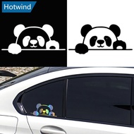 HW ATV Creative Peeking Panda Car Stickers Decal Vinyl Cute Occlusion Scratch Refrigerator Air Conditioner Reflective Sticker Car Accessories A7Q9