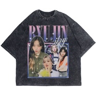 Patternmerch "ryujin itzy homage" Oversize T-shirt | Washed tee | Vintage T-shirt