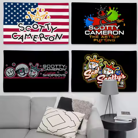 Fashion Print S-Scotty C-Cameron Flag Suitable For Birthday Parties Living Room Bedroom And Outdoor 