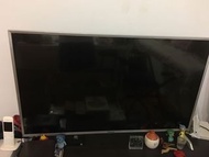 Panasonic 43” LED 電視 TH43E410H 連底座，95%新，上門自取