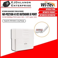 Wi-Tek Wi-Ps210G-O V2 Outdoor Waterproof 8 Port 10/100/1000Mbps Poe Switch 2 Gb + 1 Sfp Uplink 120W