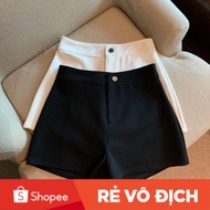 Women's High-Waist Umi Stretch Buttoned Mid-Zip Shorts 002 bb.store68