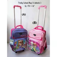 School Trolley Bag / School Bag (6 Wheels)