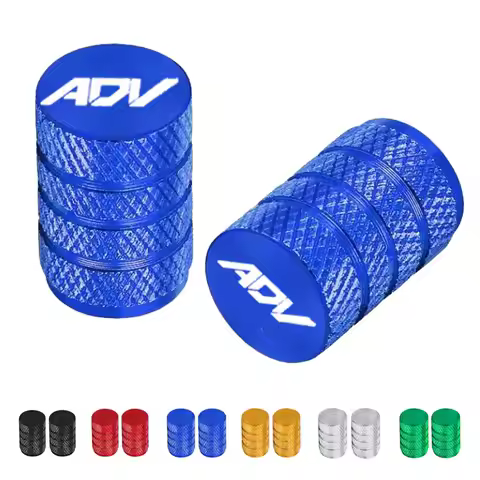 Motorcycle CNC Accessories Tire Valve Air Port Stem Cover Cap 2Pcs Fit For Honda ADV150 ADV160 ADV35
