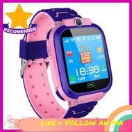 Best Selling 1.44'' Kids Smart Watch LBS Tracker SOS Call 2-Way Call Voice Chat Security Zone Setting Flashlight Waterproof Children Phone Watch Smartwatch Phone for Boys Girls (Pink)