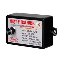 Nhại còi 3 pro 12 bài điện auto 12v 24v còi hơi còi điện Hộp điều khiển loa đa âm