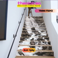 3D Painting of Waterfall Stairs FS043