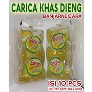 Carica khas dieng isi 10 cup mini / minuman buah kemasan isi carica - carica segar manis gula asli tanpa pewarna