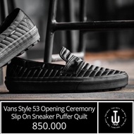 HE698 SEPATU VANS ORIGINAL VANS STYLE 53 OPENING CEREMONY SLIP ON SNEA