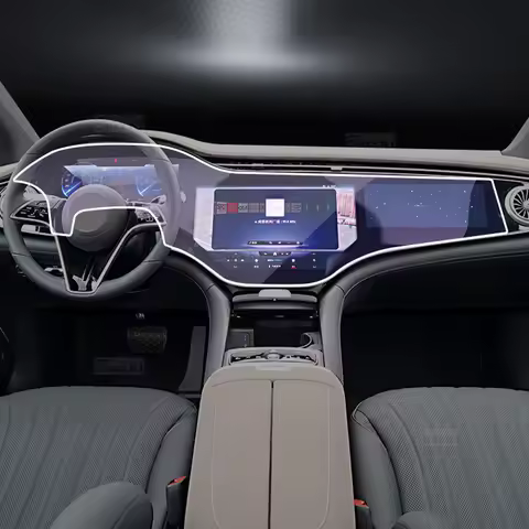 For Mercedes Benz EQS 450 EQS 580 2023 Gearbox Navigation Screen Automotive Interior TPU Protective 