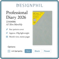 Midori Professional Diary 2026 A5 Slim Monthly Planner – 14 Month (Dec 2025 - Jan 2027) Premium MD P