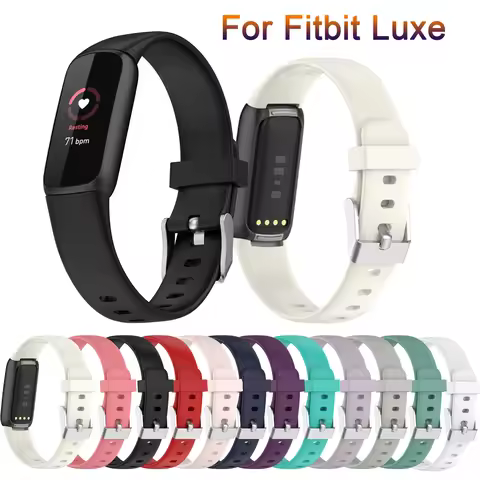 Band Straps For Fitbit Luxe Soft Silicone Wrists Waterproof Replacement WatchBand For Fitbit Luxe Sm