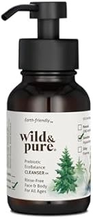 Wouche Away Total Body Cleanser | pH balanced | Microbiome Friendly (8.0 oz Foam) | Face - Hands - B