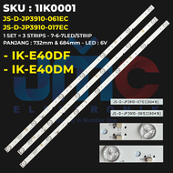 Backlight TV IKON 40 Inch IK-E40DF IK-E40DM JS-D-JP3910-061EC JS-D-JP3910-017EC