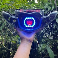 H4 headlights vega r new set biled lights H4 shround RGB pnp just connect the cable