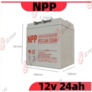 NPP 12V 24AH Solar Rechargeable Gel Battery
