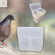 WAY Bird Automatic Feeder, Transparent ABS Pigeon Feeding Box, Feeding House Leakproof with Hook 2/3