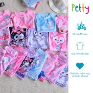 Girls Swimwear, Stretch Split Swimsuit with Cute Cartoon Print - PETTY KIDS STORE [C99-C11]