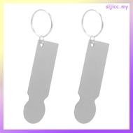 2 Pcs Cart Token Trolley Tokens Quarter Holder Keychains Shopping sijicc