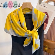 Square Silk Scarf 90x90cm - PREMIUM 90cm Square Silk Bandana Scarf - Square Scarf 90x90 Turban for B