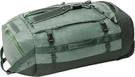 Cargo Hauler Wheeled Duffel Travel Bag with Backpack Straps and Handles, Lockable U-Lid Opening, End