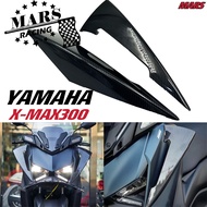 Motorcycle Sport Downforce Naked Side Spoilers Front Spoiler Winglet Aerodynamic Wing Kit Spoiler Wind Wing Air Backflow Fairing For YAMAHA XMAX300 X-MAX300 X MAX 300 2023 2024