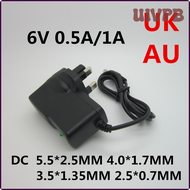 UIVPB AC 110-240V to DC 6V 0.5A 1A Universal Power supply Adapter Charger 6 V Volt for Omron Blood Pressure Monitor M2 M3 UK AU pLUG MAPIE
