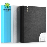 ZILUOLAN Display Book, D-Shaped Binder Waterproof A4 File Folders, PP 4 Hole Ring Binder Folder Docu