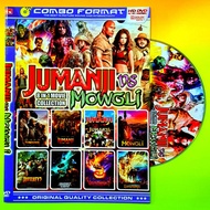 COLLECTION CASSETTE OF 8 TITLES OF THE LATEST JUMANJI VS MOWGLI MOVIES - KOMEDI AND ADVENTURE JUMANJ