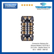 Konektor Baterai Connector Battery for Xiaomi Redmi Note 3 4 4X 5 Mi6X